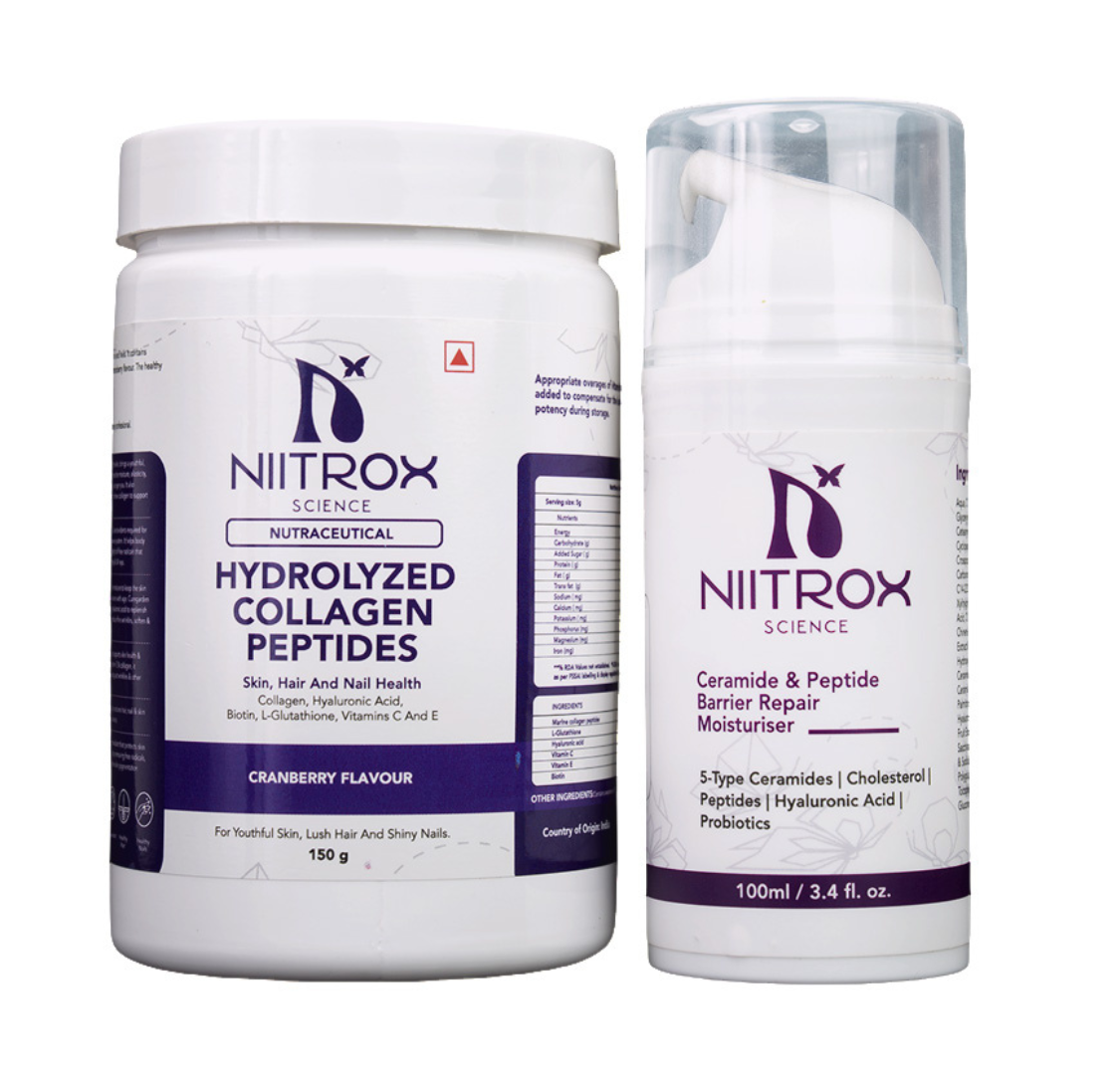 Collagen Peptides & Repair Moisturizer Combo