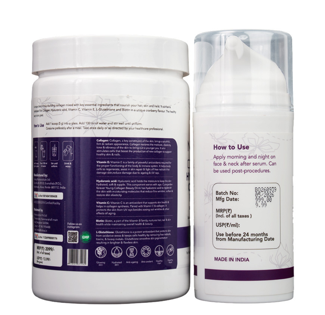 Collagen Peptides & Repair Moisturizer Combo