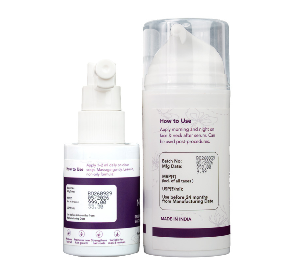Repair Moisturizer & Hair Serum Combo