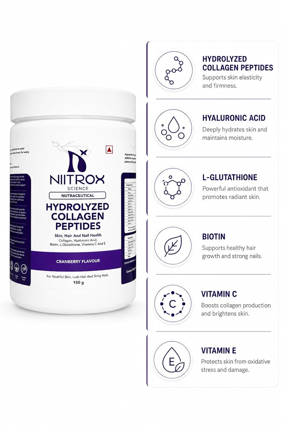Hydrolyzed Collagen Peptides Collagen - 150g