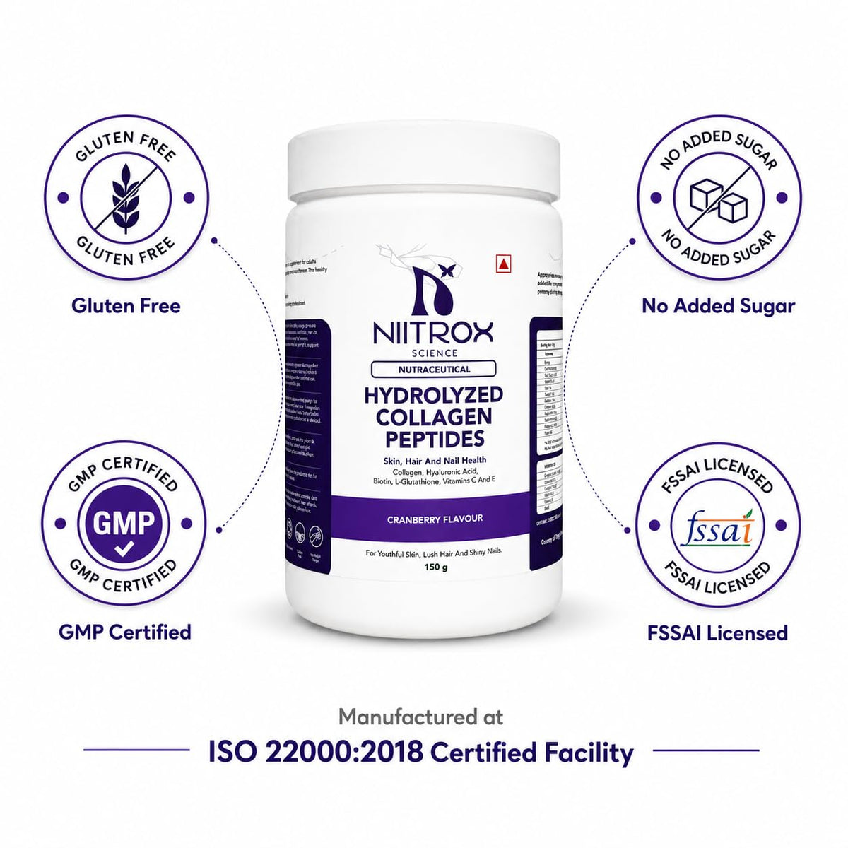 Hydrolyzed Collagen Peptides Collagen - 150g