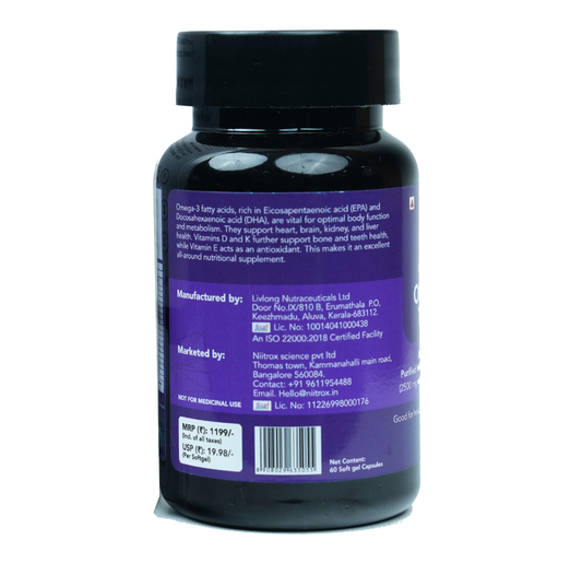 OMEGA-3 Triple Fish Oil Capsules 2500mg